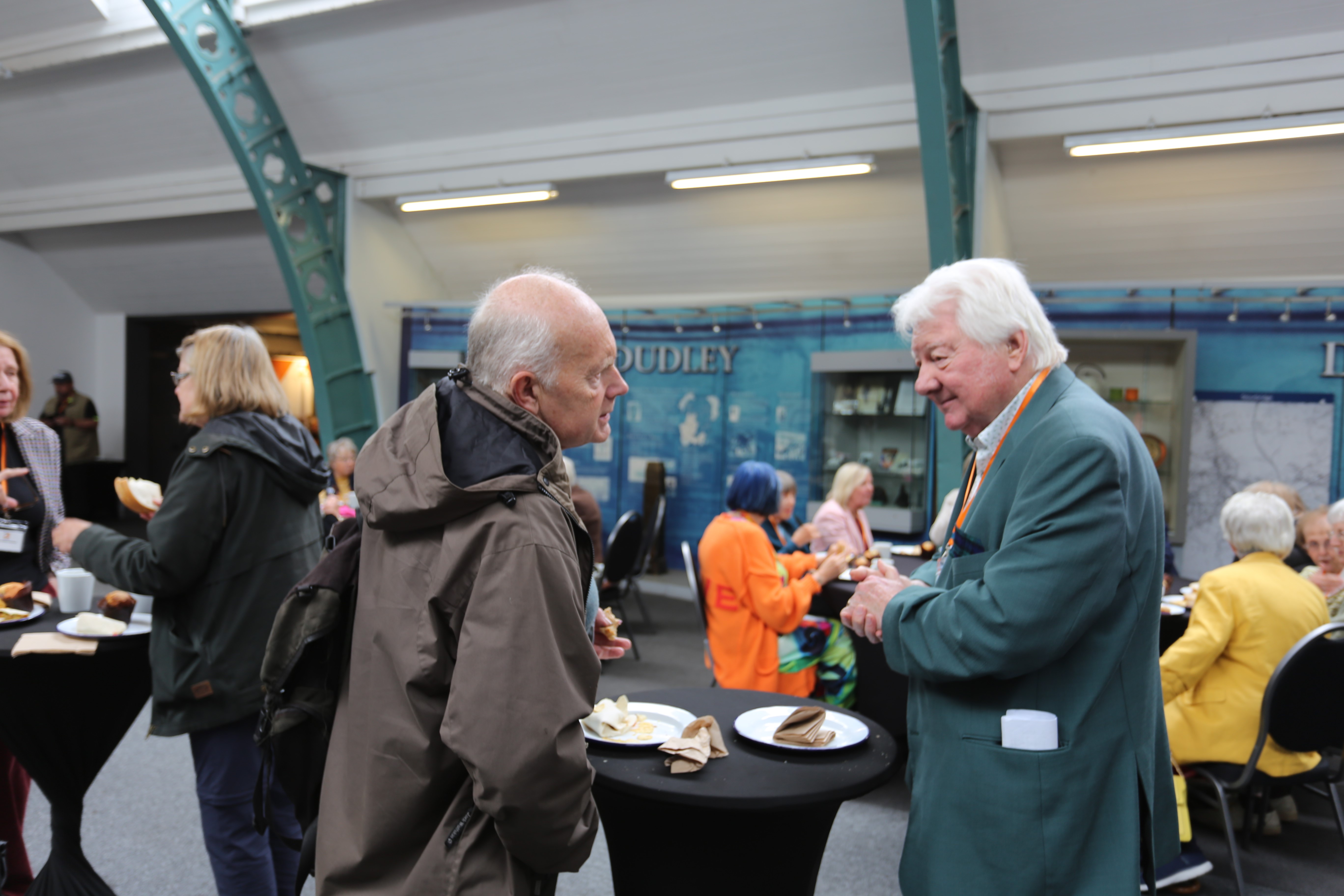 Supporters of Brooke chatting at Black Country Living Museum.