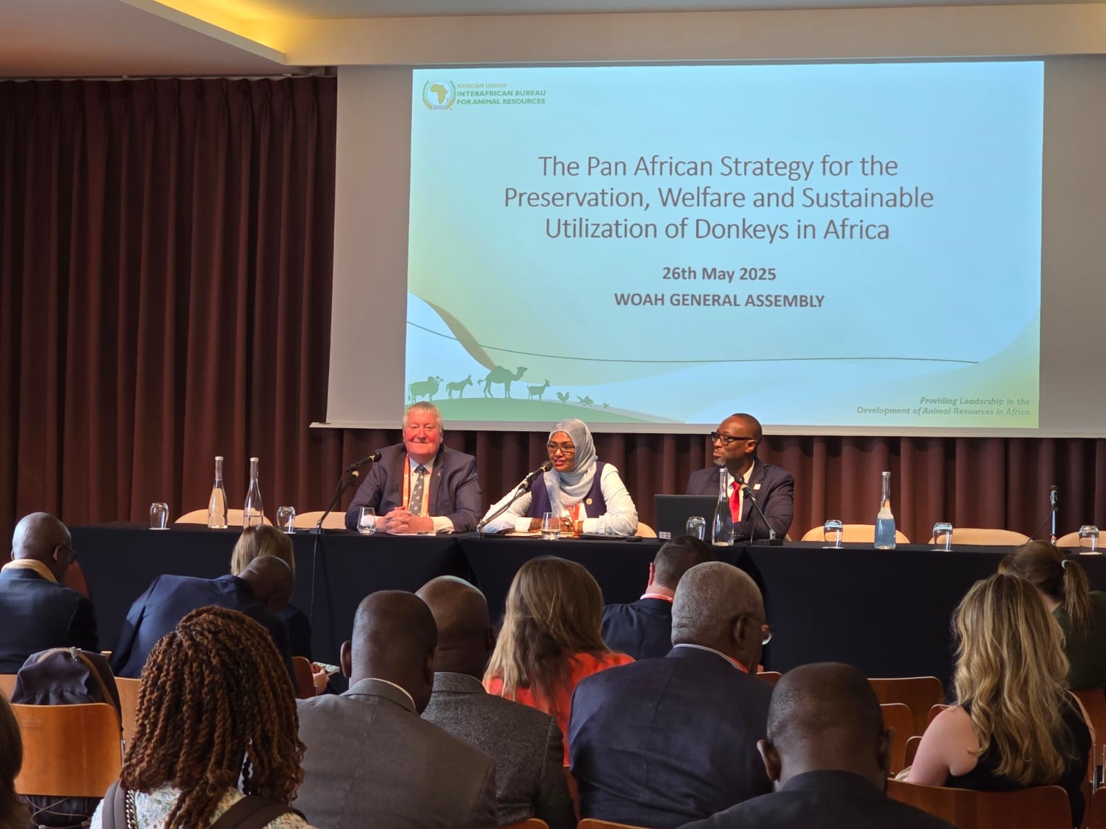 Animal welfare advocates at WOAH side event 2025, Paris. 