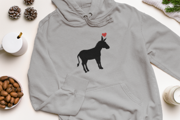 Hoodie in heather grey Hoodie in heather grey