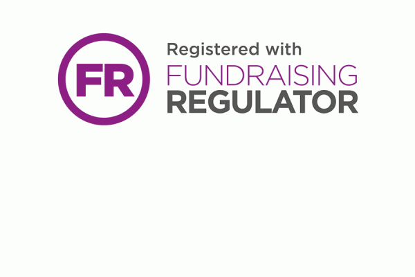 Registered with the Fundraising Regulator logo Registered with the Fundraising Regulator logo