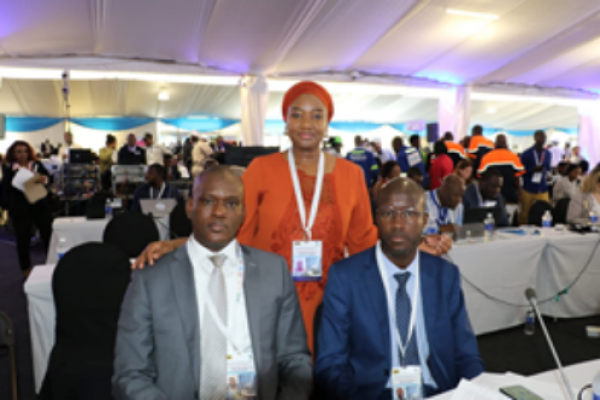Rouguiatou at the ARFSD in Zimbabwe with the Senegalese delegation Rouguiatou at the ARFSD in Zimbabwe with the Senegalese delegation