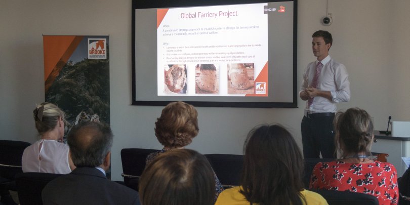 Global farriery presentation at Brooke Global farriery presentation at Brooke
