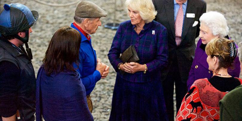 HRH the Duchess of Cornwall with Brooke Global Ambassador Monty Roberts HRH the Duchess of Cornwall with Brooke Global Ambassador Monty Roberts