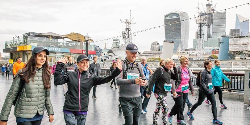 London marathon walk 2018