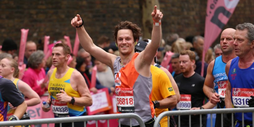 Brooke runner at London Marathon London Marathon Brooke runner