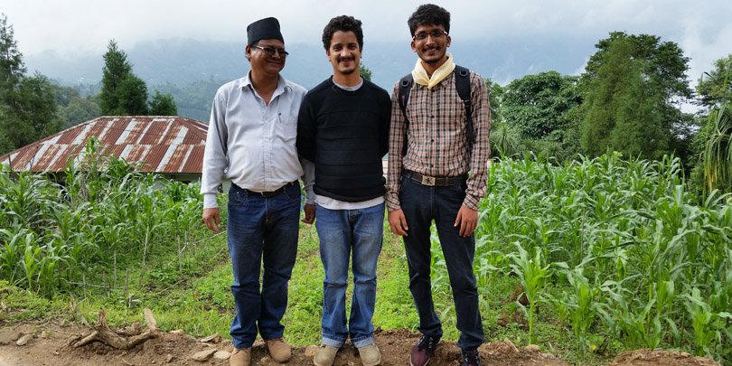 AHTCS employees The team – Suk Deo with Nabin and Amit from AHTCS