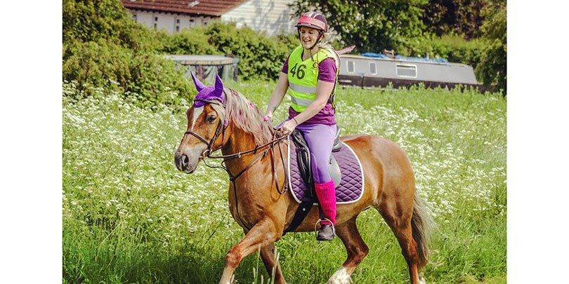 Lex with her mare Sandy