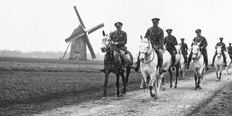 Members of the Royal Scots Greys near Brimeux, France in 1918 Members of the Royal Scots Greys near Brimeux, France in 1918