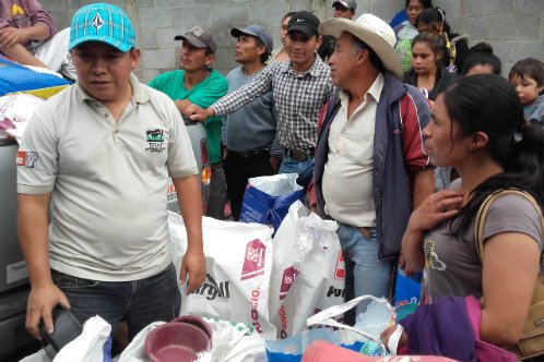 ESAP distributes aid in Guatemala