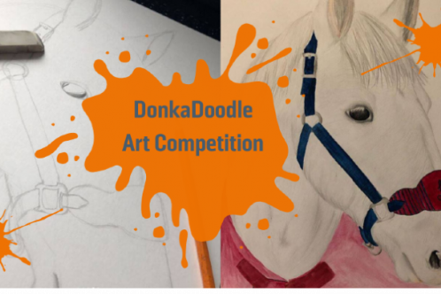 Donkadoodle art competition Donkey drawing and horse painting for art competition