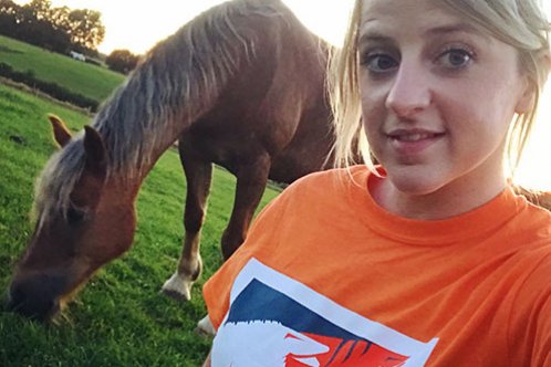Woman with horse Woman with horse