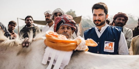 Training a community in Pakistan