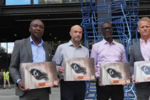 Brooke CEO Chris Wainwright joined Brooke Ambassador Dr Scott Miller and colleagues from East and West Africa at Amazon UK's London headquarters to hand in the petition.