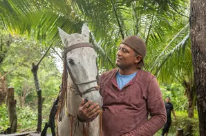 Man and horse in Nicaragua