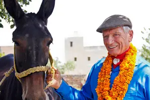 Monty Roberts in India with Brooke