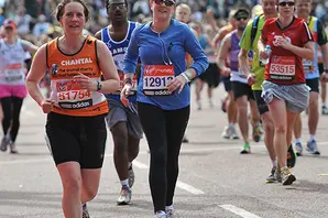 London Marathon runners
