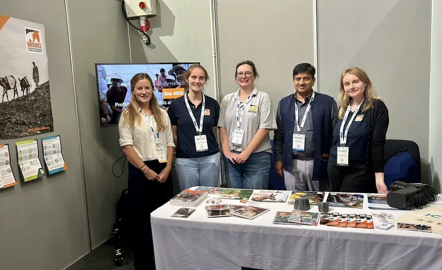 Brooke attends vet conference