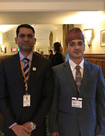 Dr Dinesh from Brooke India and Dr Nabin from AHTCS our partner in Nepal Dr Dinesh from Brooke India and Dr Nabin from AHTCS our partner in Nepal