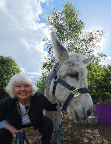 Annette Badland with horse 
