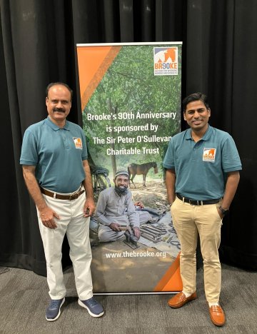 Vet scholars at a vet congress in Liverpool