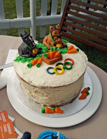 The winning cake The winning cake