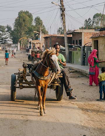 Horse owner in Nepal