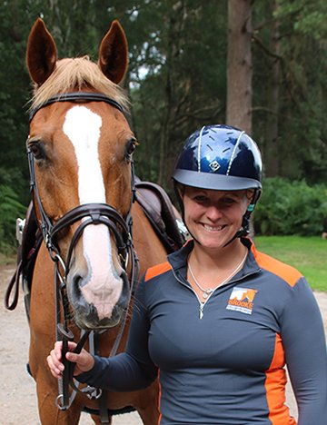 Gemma Stevens and horse
