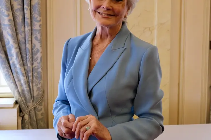 Angela Rippon at Brooke's London supporter day