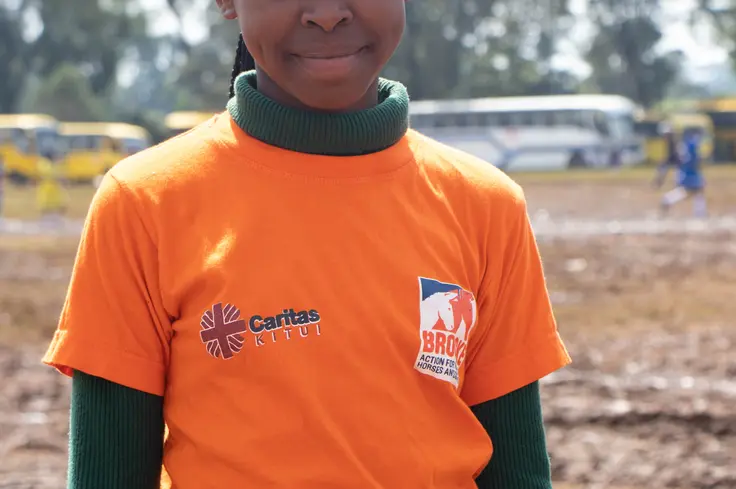 Student at primary school in Kenya 