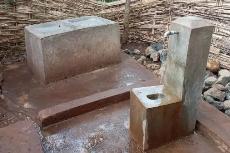 The spring water point