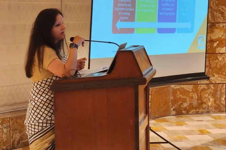 Animal charity advocate gives talk