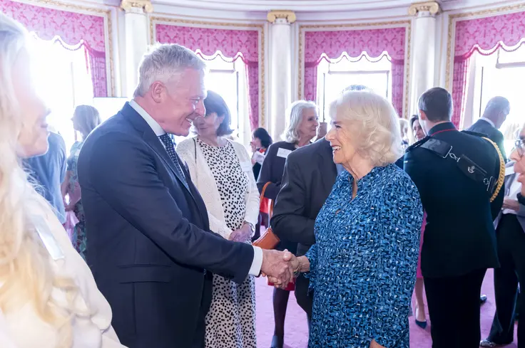 Rory Bremner with The Queen 
