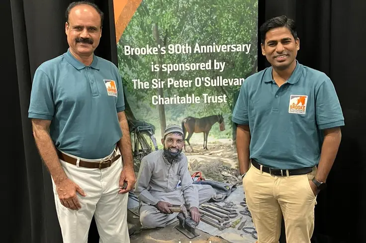 Vet scholars at a vet congress in Liverpool 